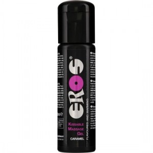 Kissable massage oil flavor Caramel warming effect 100 ml by EROS