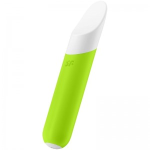 Mini Vibrator Ultra Power Bullet 7 Green by SATISFYER