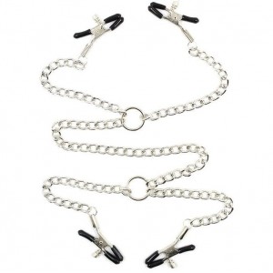 4 nipple clamps joined by chain by OHMAMA FETISH