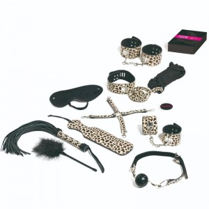 BDSM Master & Slave Kit with 13 Beige Accessories by TEASE & PLEASE