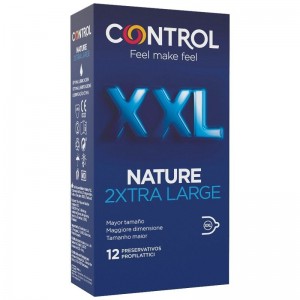 Nature XXL wide condoms 12 units by CONTROL