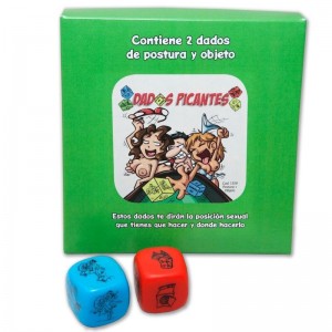 Sexual dice game with location and place of DIABLO PICANTE
