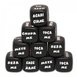 Sex game with dice black version of DIABLO PICANTE (ES)