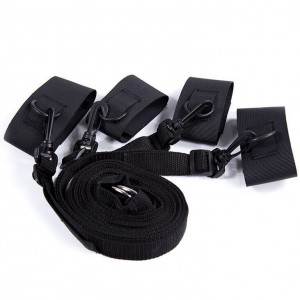 Bed bondage kit in with velcro closure by OHMAMA FETISH