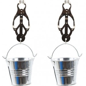 Nipple clamps with buckets from OHMAMA FETISH
