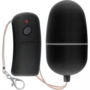 Black vibrating egg with remote control from ONLINE
