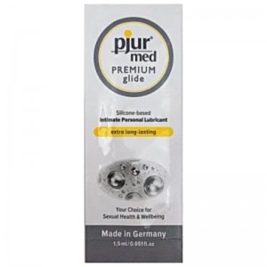 PREMIUM GLIDE silicone-based lubricant 1.5 ml by PJUR MED