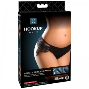 Panties with vibrating plug and remote control Remote Princess Panty One size S-L from the HOOK UP series by PIPEDREAM