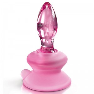 ICICLES No. 90 glass plug with suction cup by PIPEDREAM