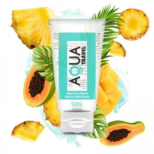 Tropical fruit flavoured lubricant 50 ml by AQUA TRAVEL