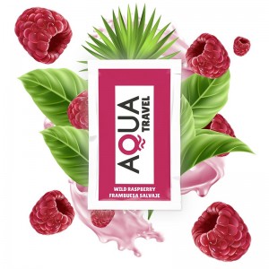 Water-based lubricant Raspberry flavor servant 6 ml by AQUA TRAVEL