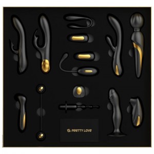 Set of vibrating sex toys Queen's Luxury Collection by PRETTY LOVE