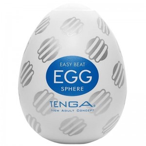 EGG SPHERE single-use masturbator from the TENGA EGG series
