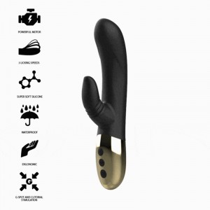 Rabbit and G-Spot Vibrator with LICKING Function by IBIZA