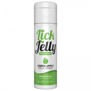 Green Apple LICK JELLY Oral Sex Gel 30 ml by SENSILIGHT