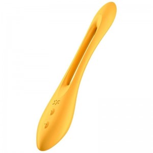 ELASTIC JOY Yellow Multifunctional Vibrator by SATISFYER