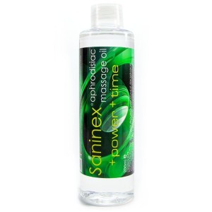Olio da massaggio afrodisiaco +POWER +TIME 200 ml di SANINEX