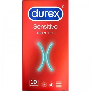 Sensitive Slim Fit 10-piece Tight Condoms by DUREX