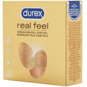 Preservativi sensazione naturale Real Feel 3 unità di DUREX