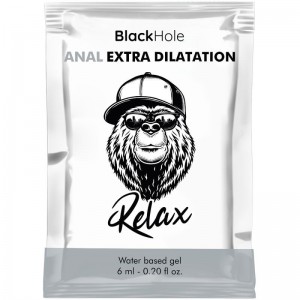 Gel lubrificante anale base acqua RELAX 6 ml di BLACK HOLE