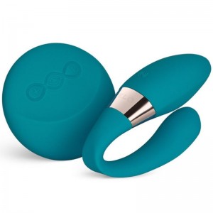 Vibrator stimulator for the couple with remote control TIANI DUO Blue by LELO