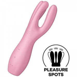 THREESOME 3 Pink Vibrator by SATISFYER