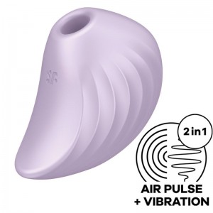 Air stimulator and vibrator Air Pulse PEARL DIVER Lilac by SATISFYER