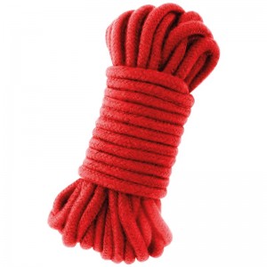 Red cotton kinbaku/shibari rope 5m by OHMAMA FETISH