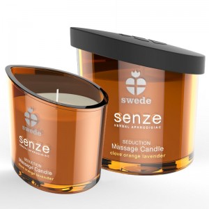 Massage candle "SENZE" fragrance Clove Orange Lavender by SWEEDE