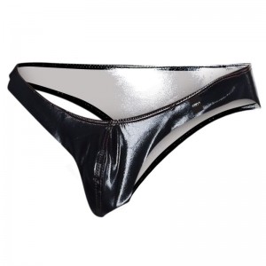 Shiny Black Low Waist Bikini Briefs Size XL by CUT4MEN