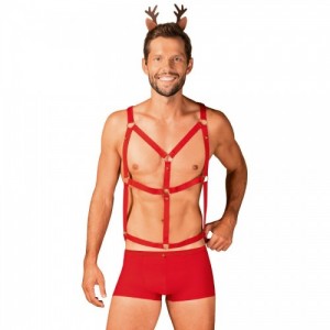 Men's Sexy Christmas Reindeer Disguise MR RENDY Size S/M by OBSESSIVE