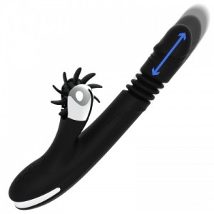 REED Up & Down Vibe Rabbit Vibrator by BLACK&SILVER
