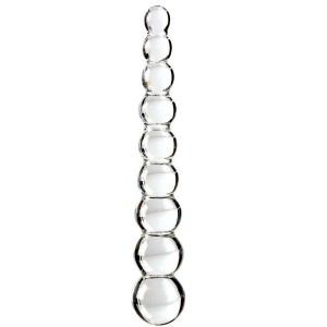 Handcrafted glass ball dildo ICICLES No. 2 by PIPEDREAM