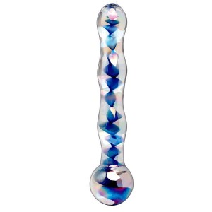 Handcrafted glass dildo ICICLES No. 8 by PIPEDREAM