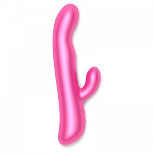 Pink rabbit vibrator with rotation function and bluetooth connection by ONINDER