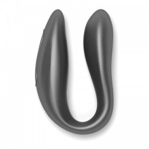 Vibratore doppio Nero G-Spot e stimolatore clitoride con collegamento bluetooth di ONINDER