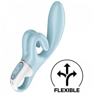 Touch me light blue rabbit vibrator by SATISFYER