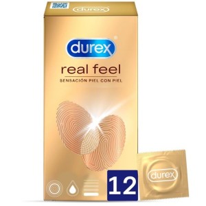 Preservativi senza lattice Real Feel 12 unità di DUREX