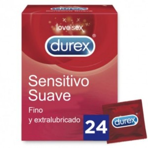 Sensitive Soft thin condoms 24 units by DUREX