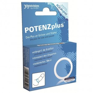 POTENZ PLUS Size S transparent phallic ring by JOYDIVISION