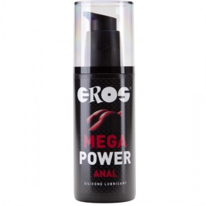 Silicone-based lubricant MEGA POWER Anal 125 ml by EROS