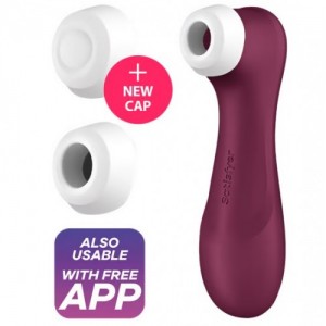 Liquid Air Technology PRO 2 Red Generation 3 Vibrator with Bluetooth by SATISFYER