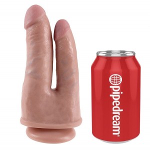 KING COCK Series Double Penetrator Dildo from PIPEDREAM