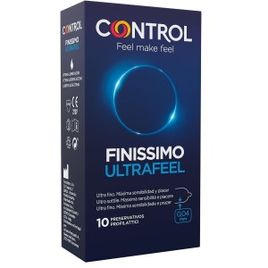 Preservativi Adapta Finissimo Ultrafeel 10 unità di CONTROL