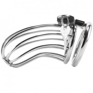 Polished Metal Chastity Cage by METAL HARD