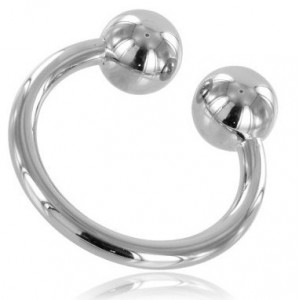 Metal glans ring 32 mm with balls by METAL HARD