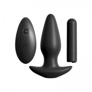 Vibrating anal plug with remote control from the Anal Fantasy series by PIPEDREAM