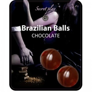 Pair of Brazilian chocolate aroma balls from SECRETPLAY