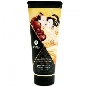 Kissable massage cream with almond aroma 200 ml by SHUNGA
