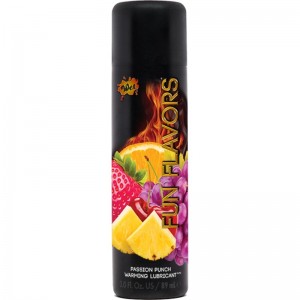 Fun Flavors Passion Fruit aroma massage lotion and lubricant with warming effect 89 ml by WET
